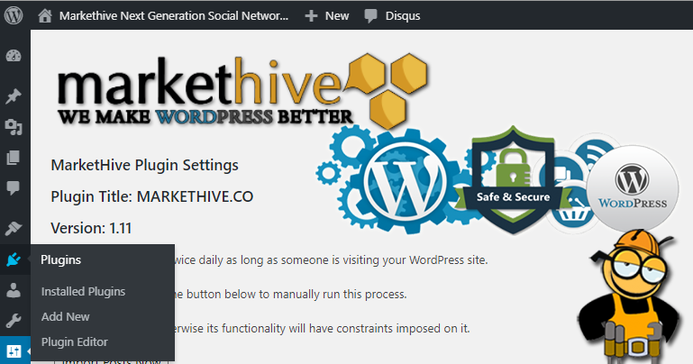 Wordpress Markethive plugin